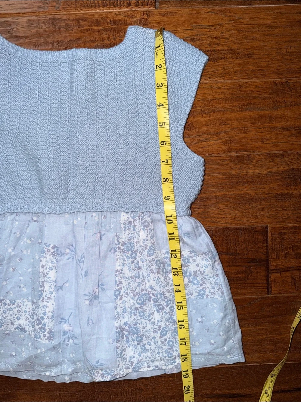 NWOT Abercrombie short-sleeve babydoll sweater, Size 11/12